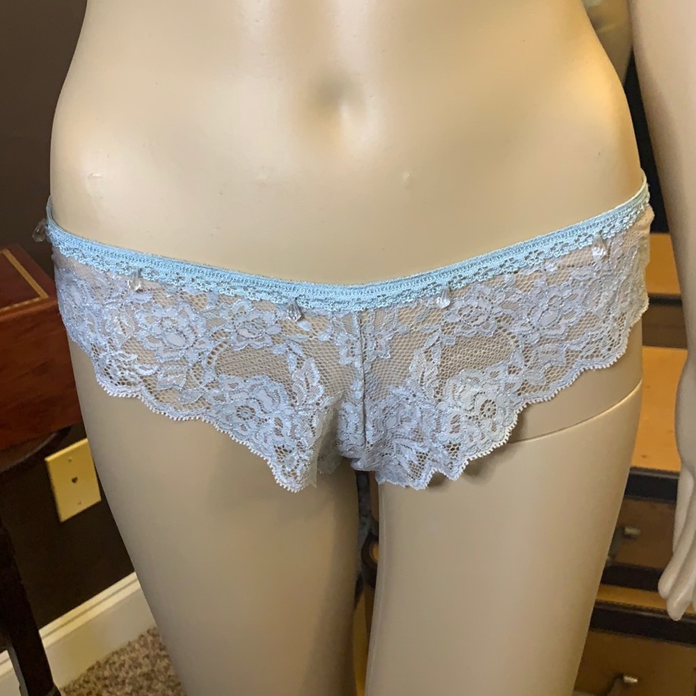 VINTAGE "RARE" CHANTEL THOMASS FOR VICTORIA'S SECRET 3 PIECE LINGERIE SET - Picture 9 of 16